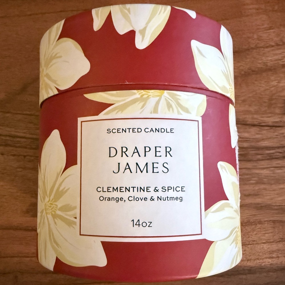 Draper James Candle | Clementine & Spice | 14 oz | NWT